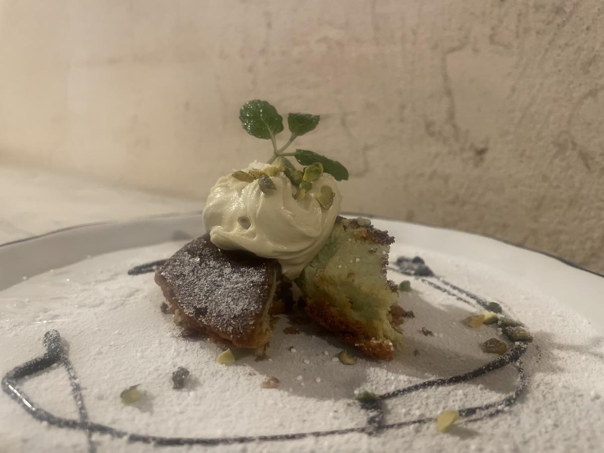 ピスタチオのチーズケーキ