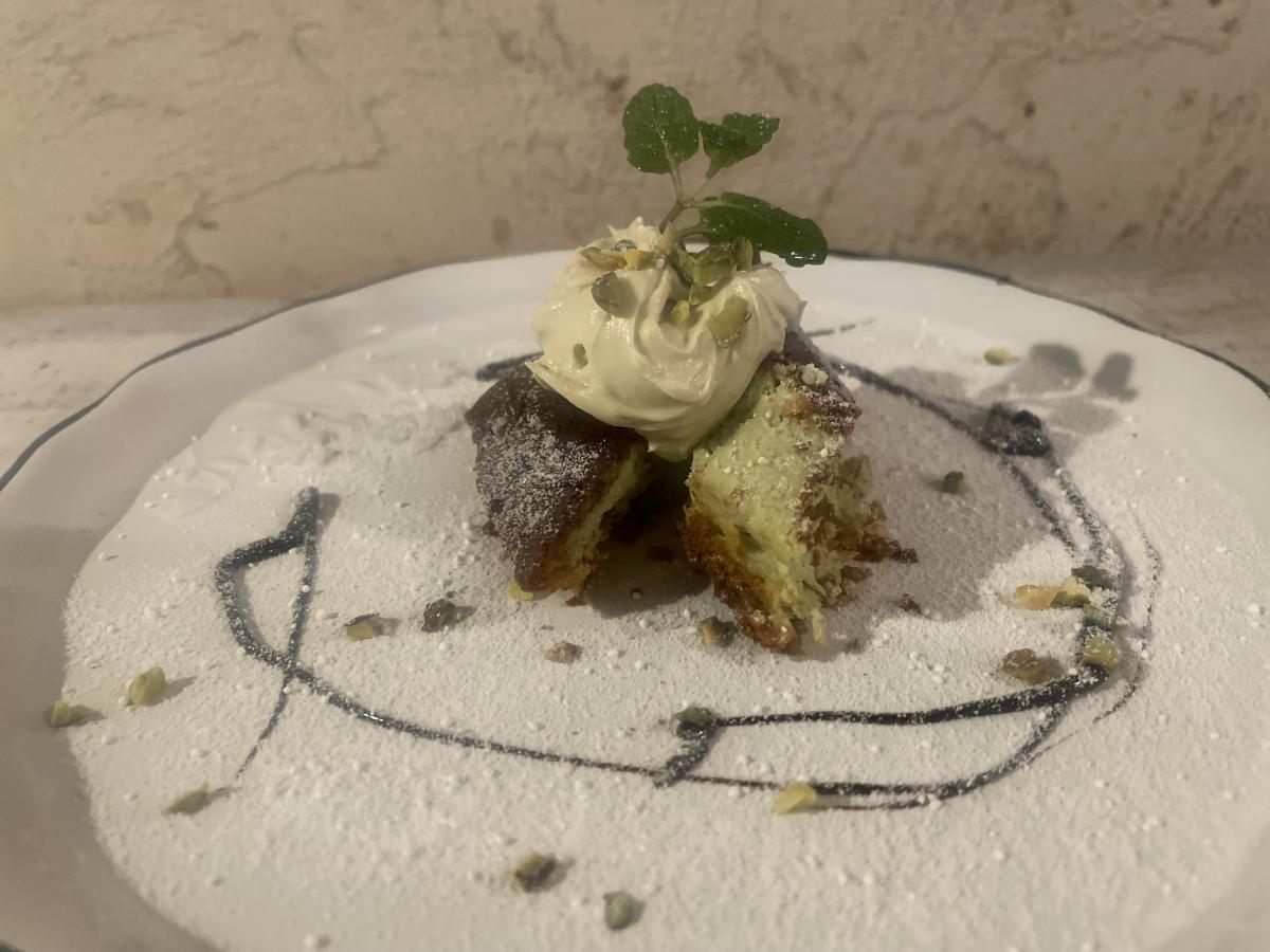 ピスタチオのチーズケーキ