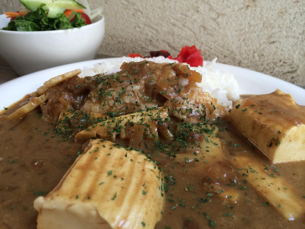 ふわふわ豆腐と筍のカレー