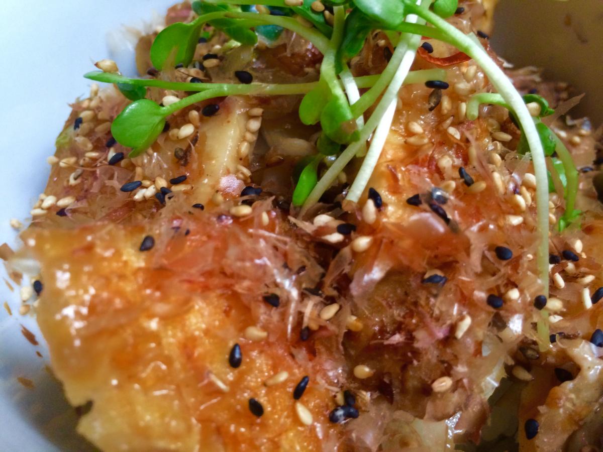 豚肉と野菜のおかか炒めのプレート