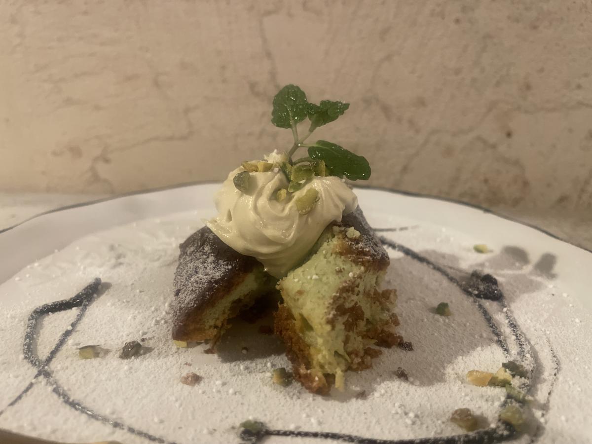 ピスタチオのチーズケーキ