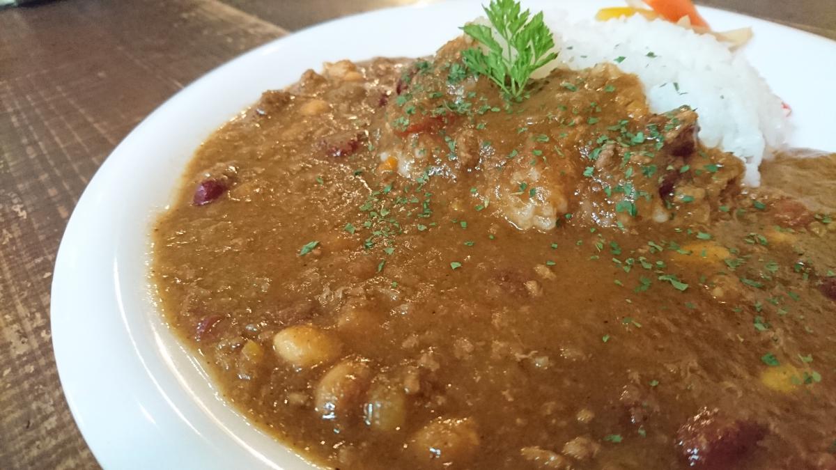  豆を煮込んだひき肉カレー 18 -3