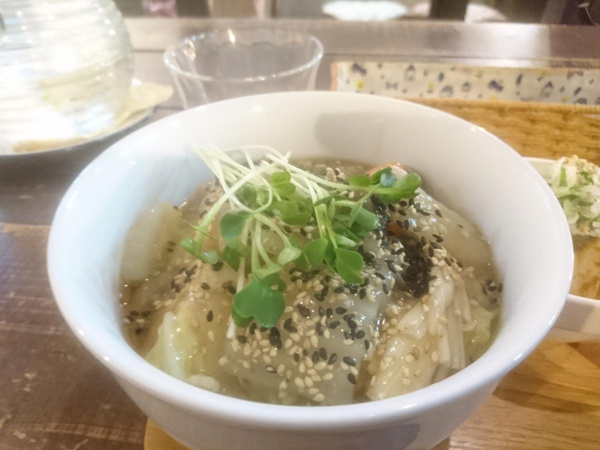  たっぷり野菜の鶏みそあんかけ丼 58 -2